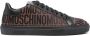 Moschino logo-jacquard canvas sneakers Brown - Thumbnail 1