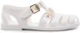 Moschino logo-lettering jelly sandals White - Thumbnail 1