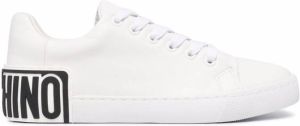 Moschino logo low-top sneakers White