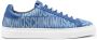 Moschino logo-pattern low-top sneakers Blue - Thumbnail 1