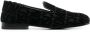 Moschino logo-pattern print loafers Black - Thumbnail 1
