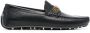 Moschino logo-plaque detail loafers Black - Thumbnail 1