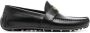 Moschino logo-plaque detail loafers Black - Thumbnail 1