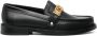 Moschino logo plaque loafers Black - Thumbnail 1