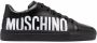 Moschino logo-print lace-up sneakers Black - Thumbnail 1