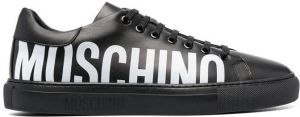 Moschino logo-print sneakers Black