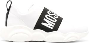 Moschino logo-print Teddy sneakers White