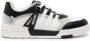 Moschino logo-tape leather sneakers White - Thumbnail 1