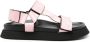 Moschino logo-tape sandals Pink - Thumbnail 1