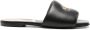 Moschino padded logo-appliqué mules Black - Thumbnail 1