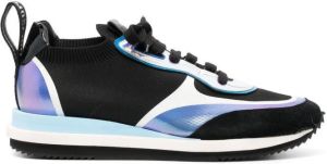 Moschino panelled low-top sneakers Black