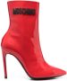 Moschino pointed toe 110mm boots Red - Thumbnail 1