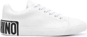 Moschino rear logo low-top sneakers White