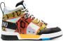 Moschino snakeskin high-top sneakers White - Thumbnail 1