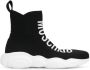 Moschino sock styled sneakers Black - Thumbnail 1