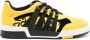 Moschino strap-detailing leather sneakers Yellow - Thumbnail 1