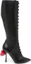 Moschino Sweet Heart 105mm leather boots Black - Thumbnail 1