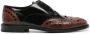 Moschino two-tone leather Derby shoes Black - Thumbnail 1