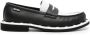 Moschino two-tone leather penny loafers Black - Thumbnail 1