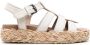 Mou caged pony-hair sandals White - Thumbnail 1