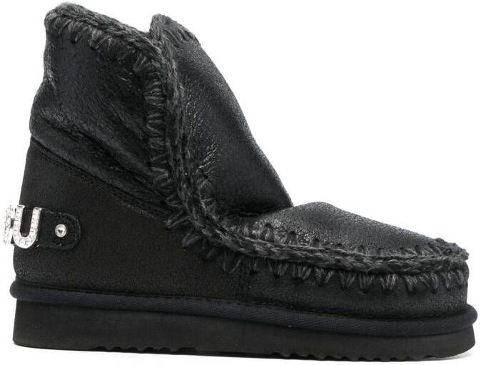Mou Eskimo 18 leather boots Black