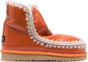 Mou Eskimo 18 leather boots Orange