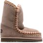 Mou Eskimo 24 contrast-stitch boots Neutrals - Thumbnail 1