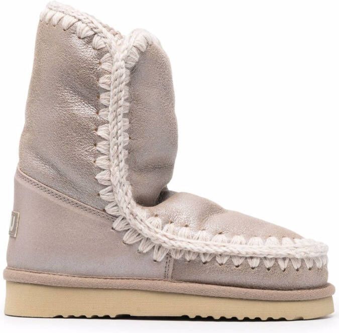 Mou Eskimo 24 metallic boots Neutrals