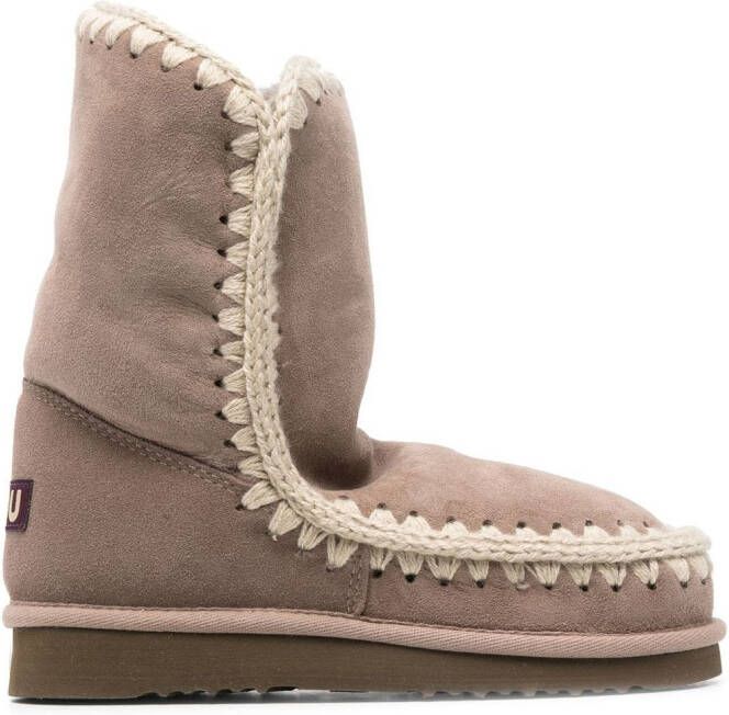 Mou Eskimo 24 shearling-lined ankle boots Grey