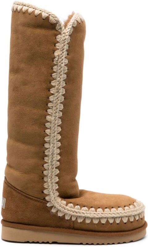 Mou Eskimo 40 leather boots Brown
