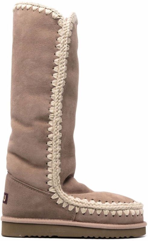 Mou Eskimo 50 shearling boots Neutrals