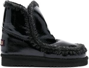 Mou Eskimo leather boots Black