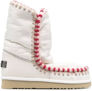 Mou Eskimo leather boots White