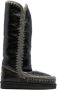 Mou Eskimo leather flat boots Black - Thumbnail 1