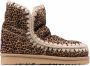 Mou Eskimo leopard-print boots Brown - Thumbnail 1