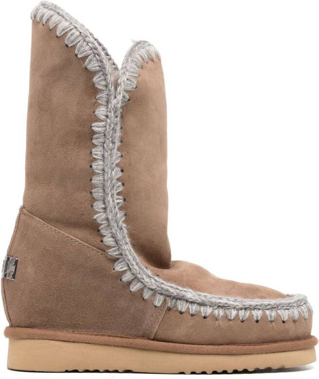 Mou Eskimo suede boots Brown