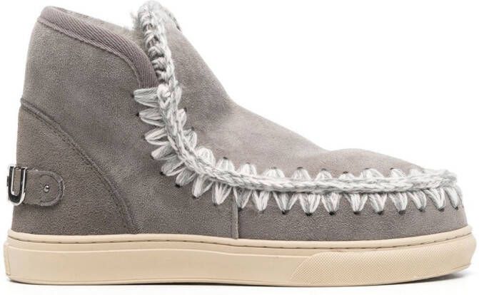 Mou Eskimo suede boots Grey