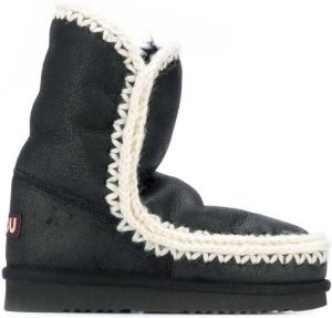 Mou Eskimo wedge ankle boots Black