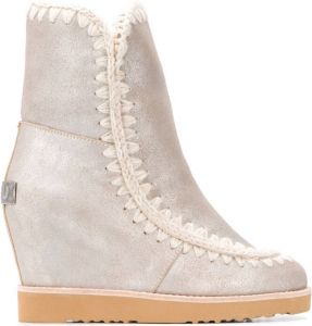 Mou high Eskimo ankle boots Neutrals