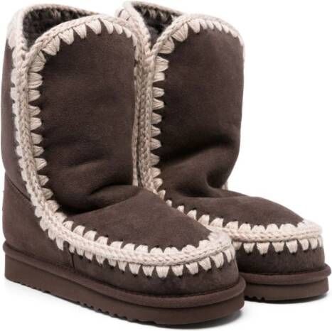 Mou Kids Eskimo ankle boots Brown