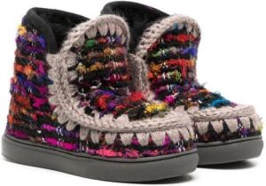 Mou Kids Eskimo Persian Woven snow boots Multicolour