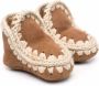 Mou Kids Eskimo sheepskin booties Brown - Thumbnail 1