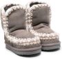 Mou Kids Eskimo suede ankle boots Grey - Thumbnail 1