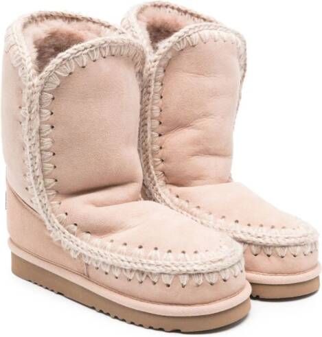 Mou Kids Eskimo suede boots Pink