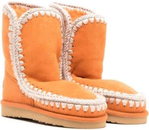 Mou Kids Eskimo suede snow boots Orange