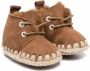 Mou Kids lace-up suede boots Brown - Thumbnail 1