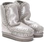 Mou Kids metallic sheen eskimo boots Grey - Thumbnail 1