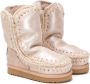 Mou Kids metallic sheen eskimo boots Pink - Thumbnail 1