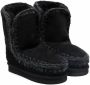 Mou Kids shearling lined boots Black - Thumbnail 1