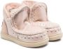 Mou Kids suede ankle boots Pink - Thumbnail 1